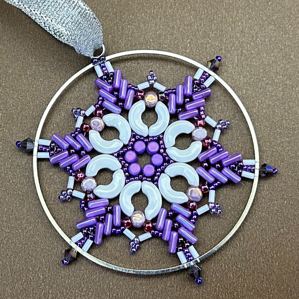 Star Ornament for Christmas - Beaded Ma Star - Star Decoration - Christmas Tree